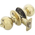 Vestavia Privacy Polished Brass Doorknob