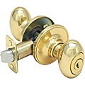 Cordova Entry Polished Brass Doorknob