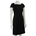 Tahari ASL Women's Cap Sleeve Bi-stretch Dress