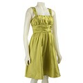 Tahari ASL Women's Rouched Silk Shantung Party Dress
