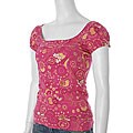 Energie Junior Scoop Neck Cap Sleeve Top
