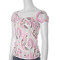 Energie Junior Scoop Neck Cap Sleeve Top