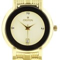 Croton Men's 23k Goldplated Steel Dress Watch