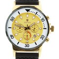 Croton Men's Chronograph Rubber Strap Dress Watch