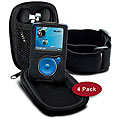 Sansa Fuze 3-in-1 MP3 Case (Pack of 4)