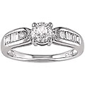 14k White Gold 1/2ct TDW Diamond Engagement Ring