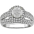 18k White Gold 2ct TDW Diamond Engagement Ring (G-H-I, SI-SI3)