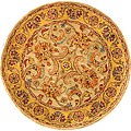 Handmade Classic Kasha Wool Rug (3'6 Round)