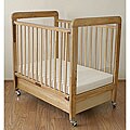LA Baby Drop Side Window Crib with Mattress