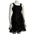 Max & Cleo Women's Organza Scoop Neck Dress