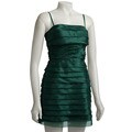 Max & Cleo Women's Organza Tiered Dress