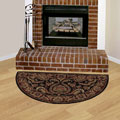 Set of Two Hand-tufted Hearth Rugs (2' x 4')