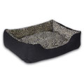 Hill & Dale Medium Leopard Flower Box Dog Bed