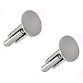 Stainless Steel Oval Cuff Links