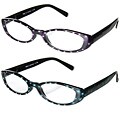 Pepper's 'Amelia' Starburst Rhinestone Frame Reading Glasses