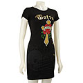Ed Hardy Women's Love Cross Rhinestone Dress
