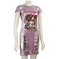 Ed Hardy Women's Boa Battle Rhinestone Dress