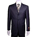 Giorgio Fiorelli Men's Navy Pinstripe 3-button Suit