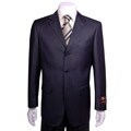 Giorgio Fiorelli Men's Navy Pinstripe 3-button Suit