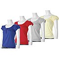 Derek Heart Junior's Cap-Sleeve 3-button Top