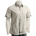 English Laundry Men's Inside-out Print Woven Shirt