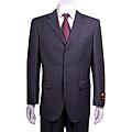 Giorgio Fiorelli Men's Grey/ Blue 3-button Suit