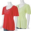 Misses Me Women's Plus Size Short-sleeve Shirt