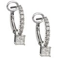14k White Gold 1/2ct TDW Diamond Hoop Earrings (G-H, I1)
