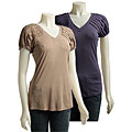 BCBGeneration Women's Pleated Jersey Shirt
