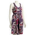 BCBGeneration Women's Geometric Poplin Dress