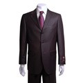 Giorgio Fiorelli Brown and Pinstriped Men's Suit