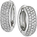 14k Gold 1ct TDW Diamond Hoop Earrings (HIJ, I1-I2)