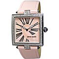 Pierre Cardin L'Amour Women's Square Jeweled Watch
