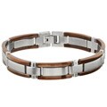 Stainless Steel Chocolate Ion-plated Bracelet