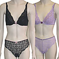 'Felina' Bra and Panty Sets (Pack of 2 Sets)