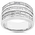 Platinum 3 3/4ct TDW Diamond Band (G-H, VS-SI)