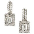 14k White Gold 1ct TDW Diamond Earrings (G-H, SI2)