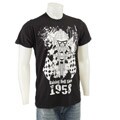 Ed Hardy Men's Premium Flocked '1958' Short-sleeve Shirt