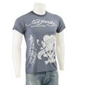 Ed Hardy Men's Blue Love Kills Slowly T-shirt