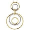 14k Yellow Gold 1/4ct TDW Diamond Necklace (H-I, I3)