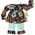 JoJo Designs Infant Girl's Floral Smocked Set