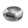 Stereo AM/FM Radio CD Player with Dual Alarm Clock