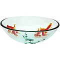 DeNovo Clear and Koi Glass Vessel Sink