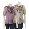 Bow & Arrow Silk Crinkle Blouse and Camisole