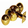 Sherlock Polished Brass Egg-shaped Door Handle
