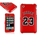 Apple iPhone 3G #23 Jordan Fan Red Rubber Case