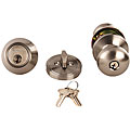 Sherlock Satin Nickel Door Handle Set