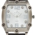 Paul Du Pree Steel Men's Black Strap Watch