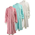 Dream Lover Women's Solid Zip-front Long Robe