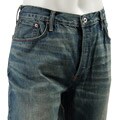 Evisu Men's Knackered Wash Seagull Jeans